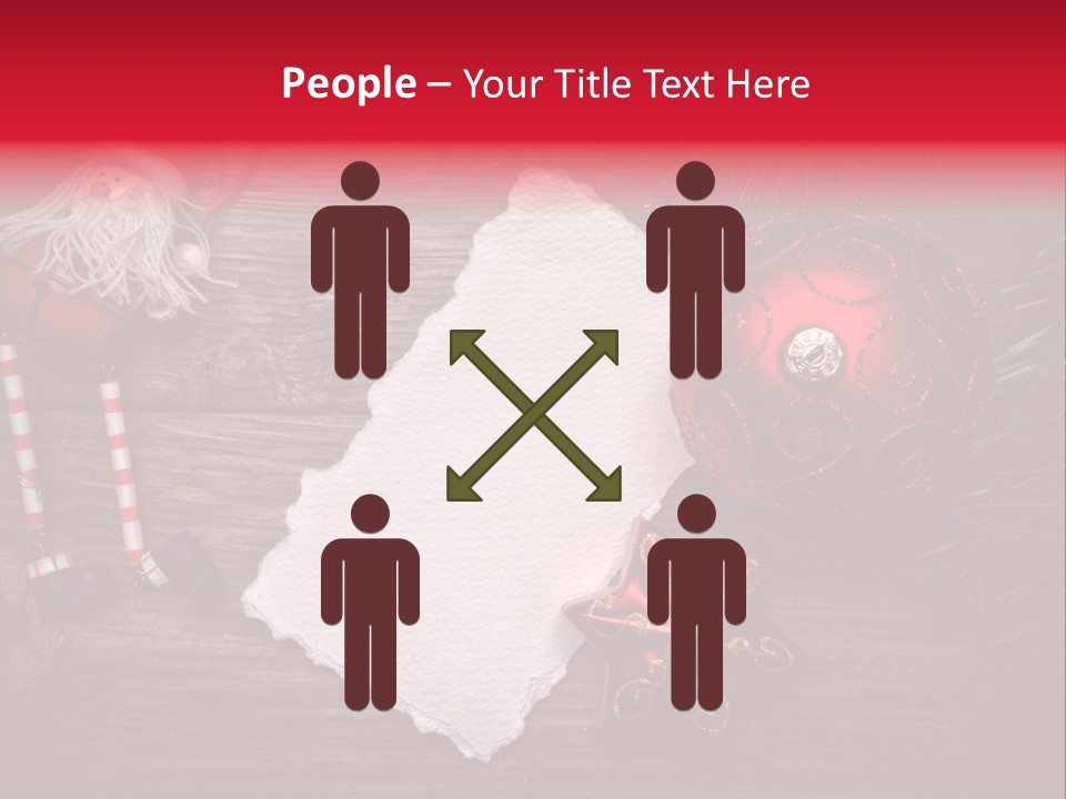 Celebration Xmas Message PowerPoint Template