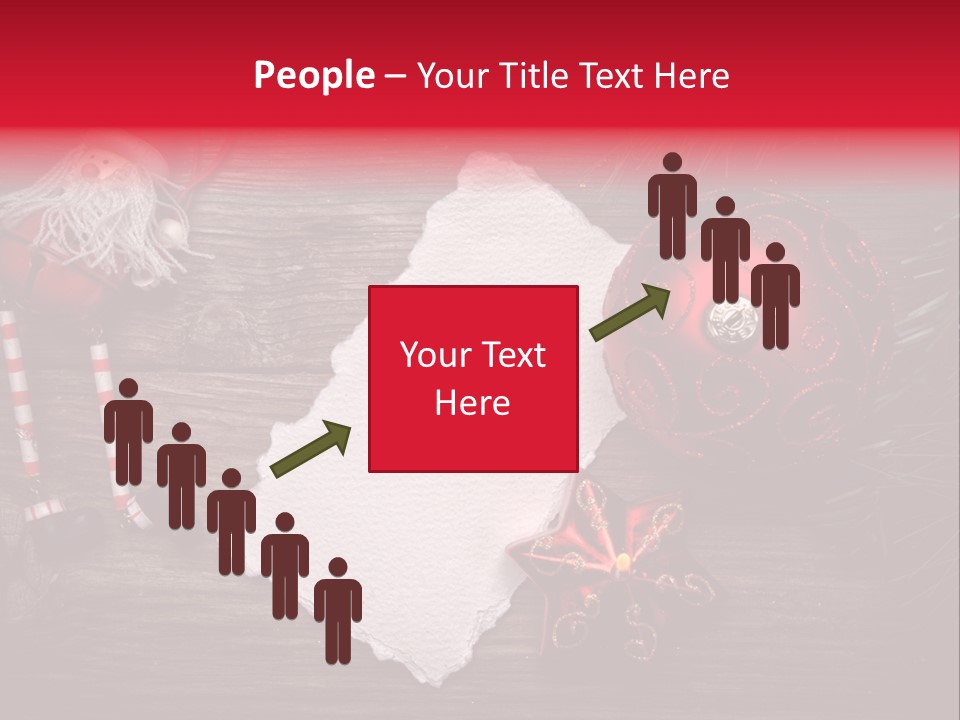 Celebration Xmas Message PowerPoint Template
