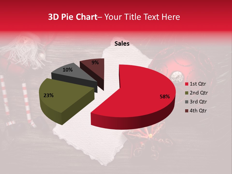 Celebration Xmas Message PowerPoint Template