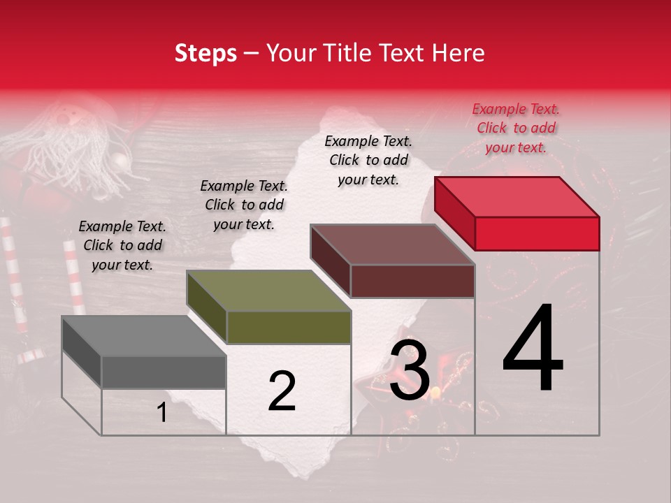 Celebration Xmas Message PowerPoint Template