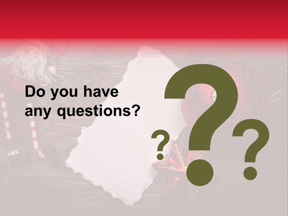 Celebration Xmas Message PowerPoint Template