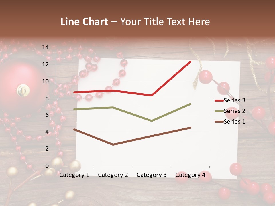 Message Xmas Wooden Board PowerPoint Template
