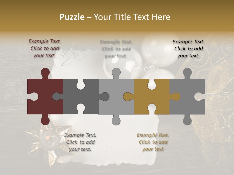 Ornament Light Celebration PowerPoint Template