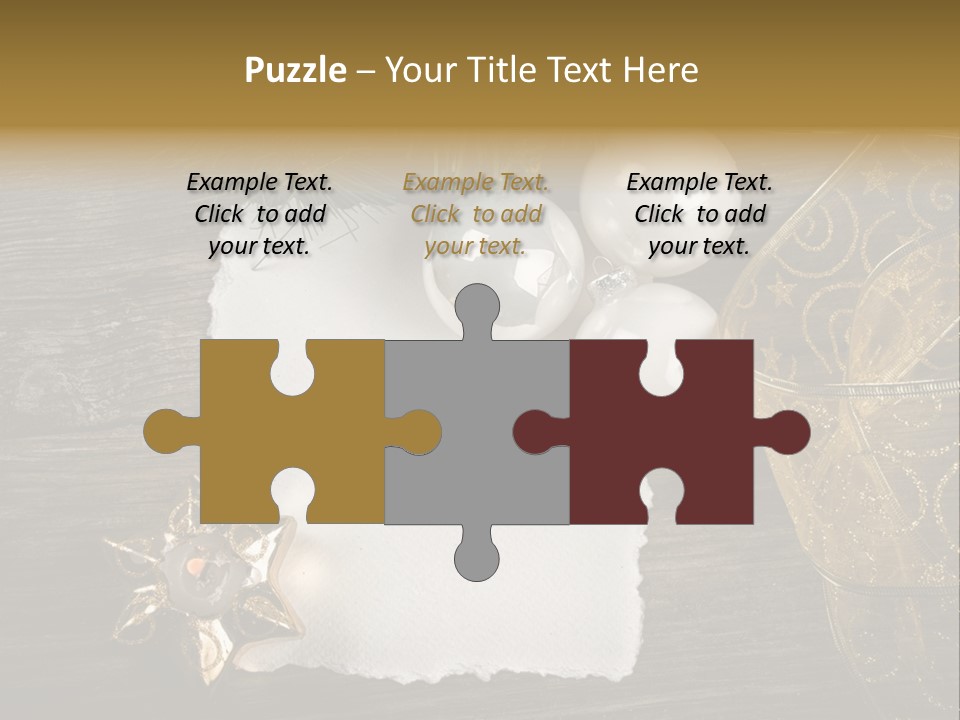 Ornament Light Celebration PowerPoint Template