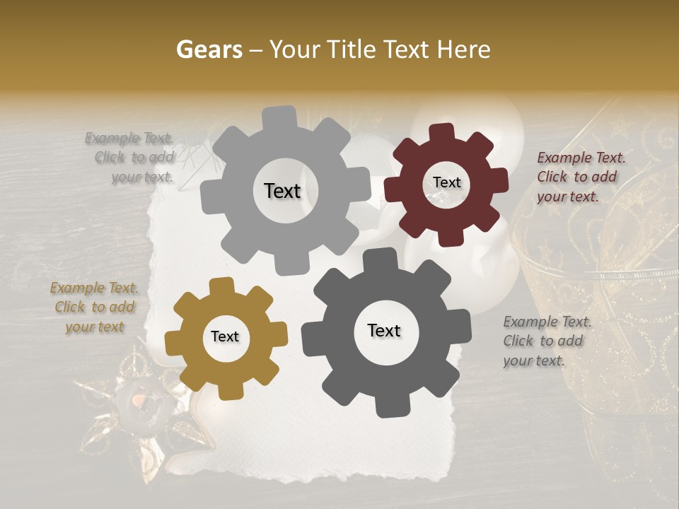 Ornament Light Celebration PowerPoint Template