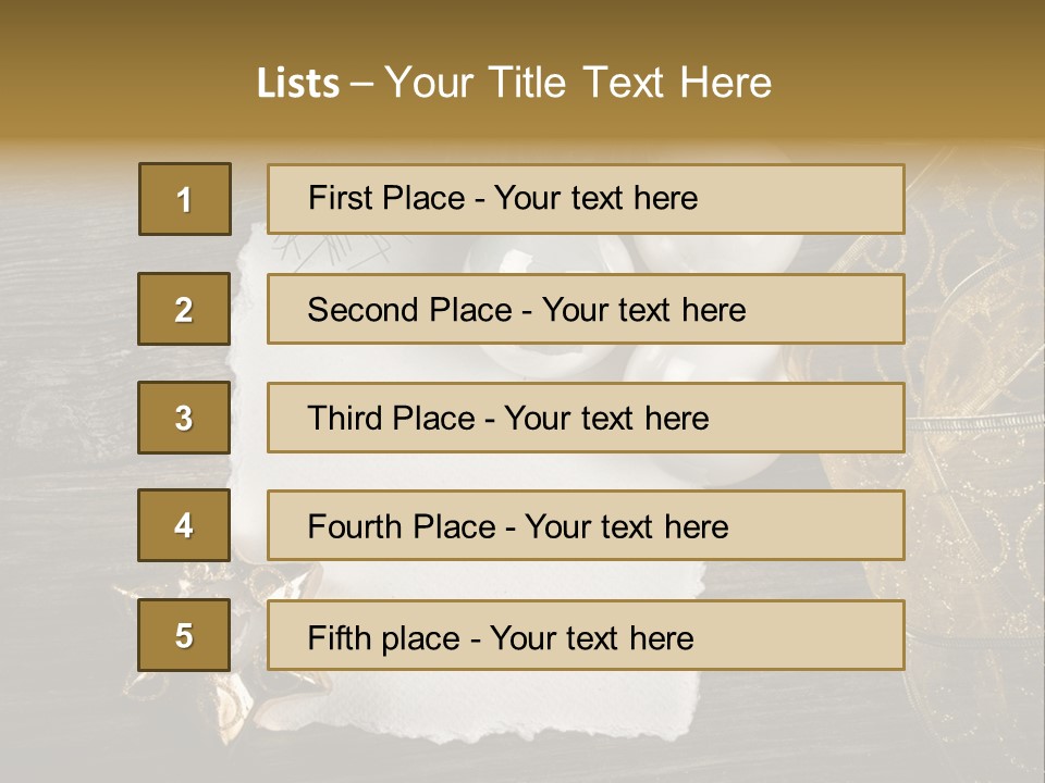 Ornament Light Celebration PowerPoint Template