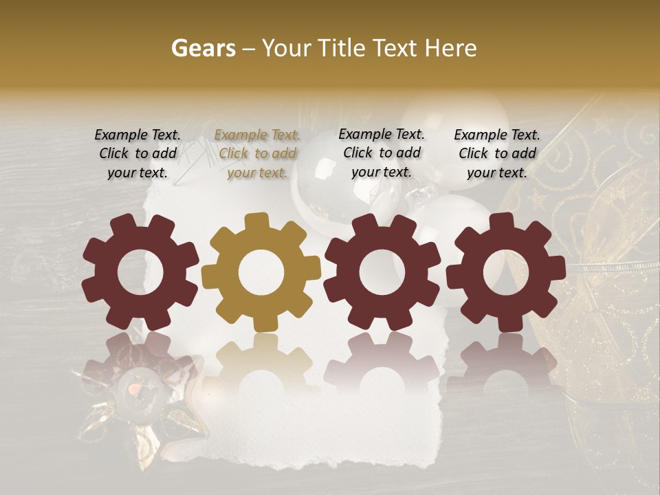 Ornament Light Celebration PowerPoint Template