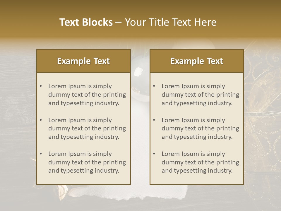 Ornament Light Celebration PowerPoint Template