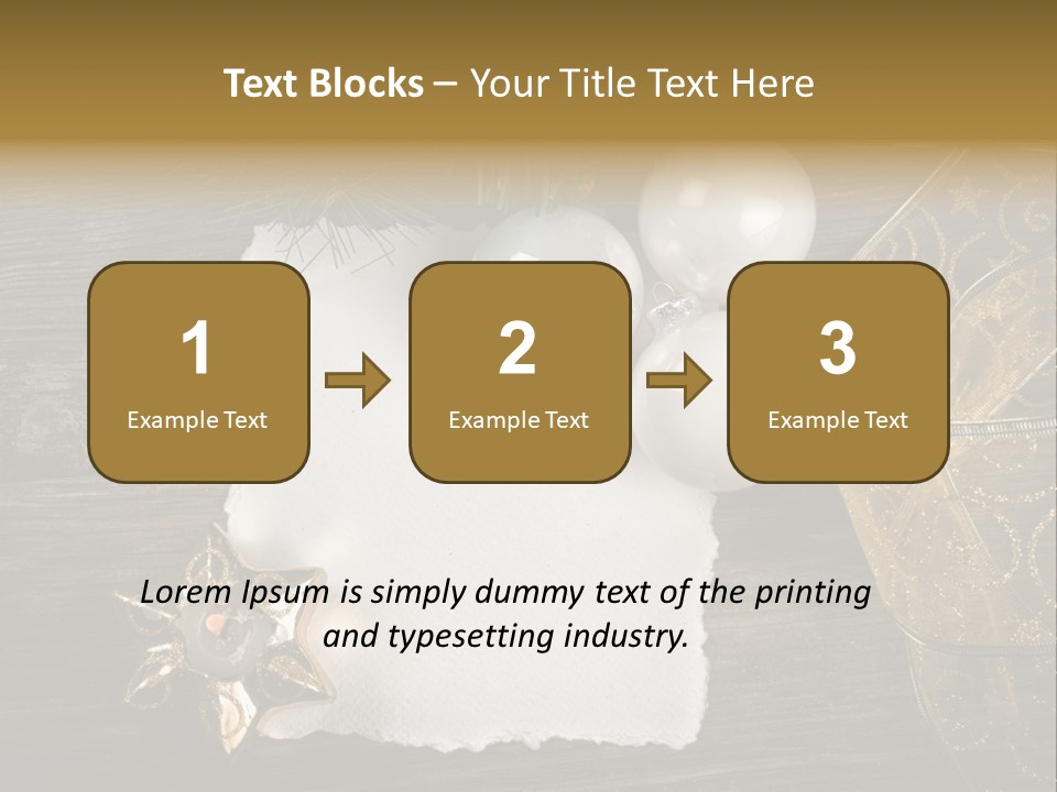 Ornament Light Celebration PowerPoint Template