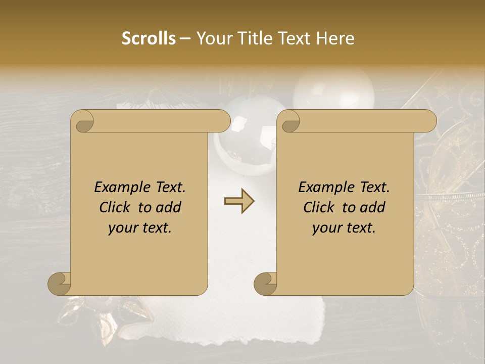 Ornament Light Celebration PowerPoint Template