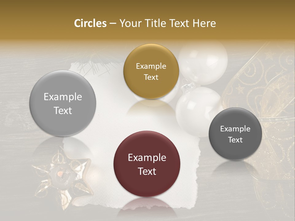 Ornament Light Celebration PowerPoint Template