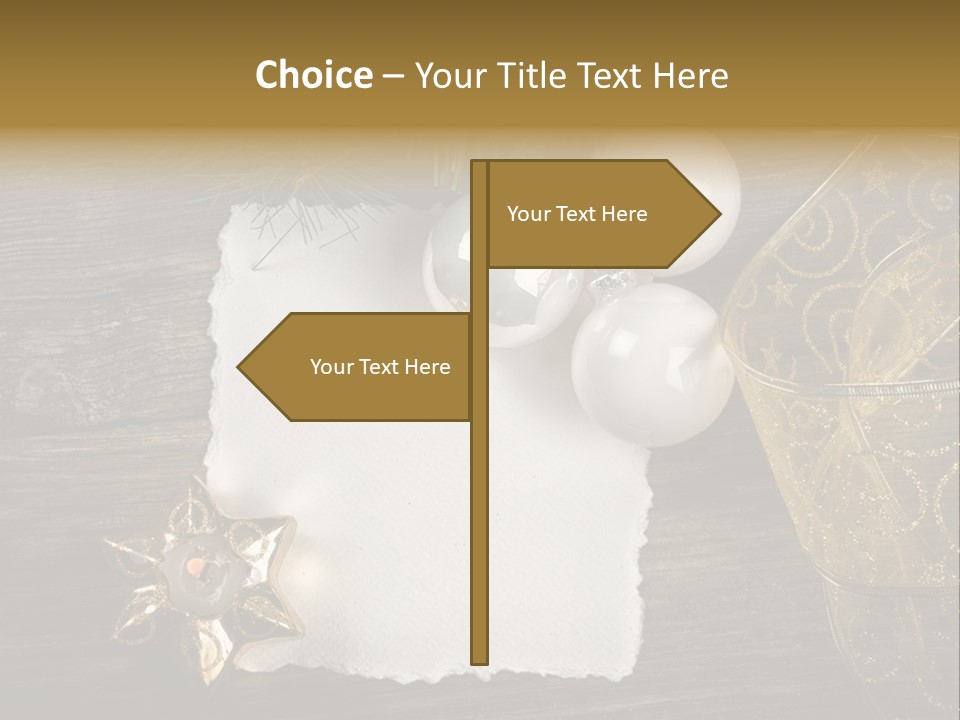 Ornament Light Celebration PowerPoint Template