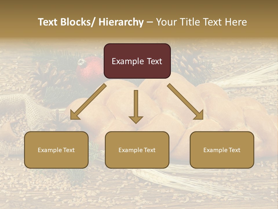 Zdrowy Piekarnia Jedzenie PowerPoint Template