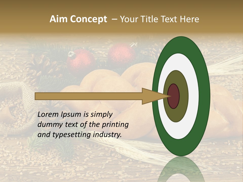 Zdrowy Piekarnia Jedzenie PowerPoint Template