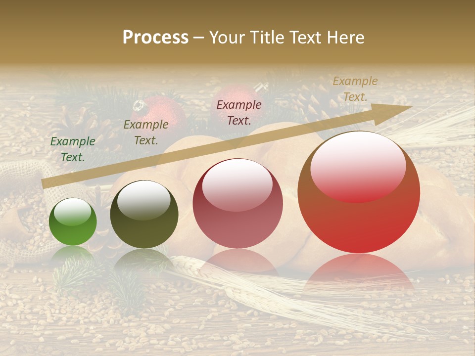 Zdrowy Piekarnia Jedzenie PowerPoint Template