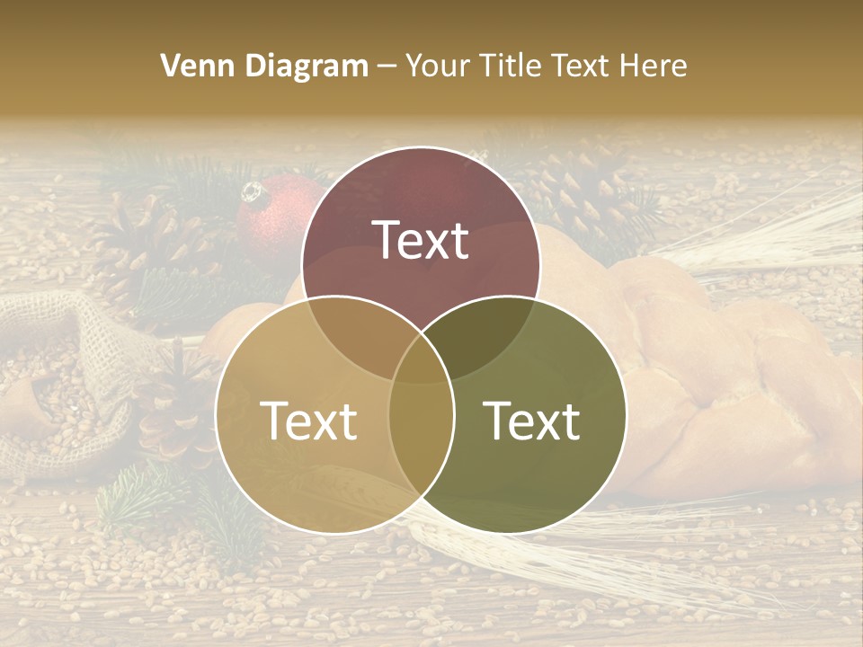 Zdrowy Piekarnia Jedzenie PowerPoint Template