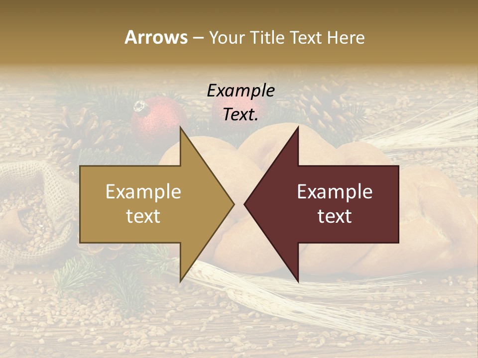 Zdrowy Piekarnia Jedzenie PowerPoint Template