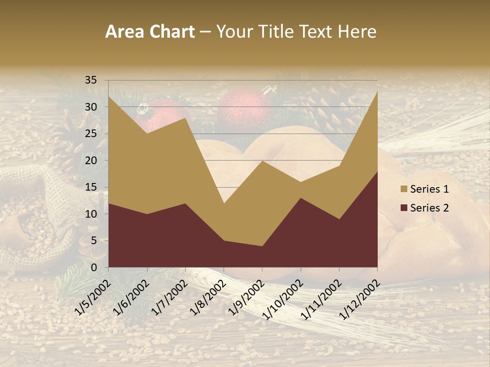 Zdrowy Piekarnia Jedzenie PowerPoint Template