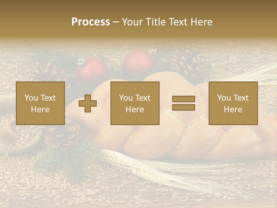 Zdrowy Piekarnia Jedzenie PowerPoint Template