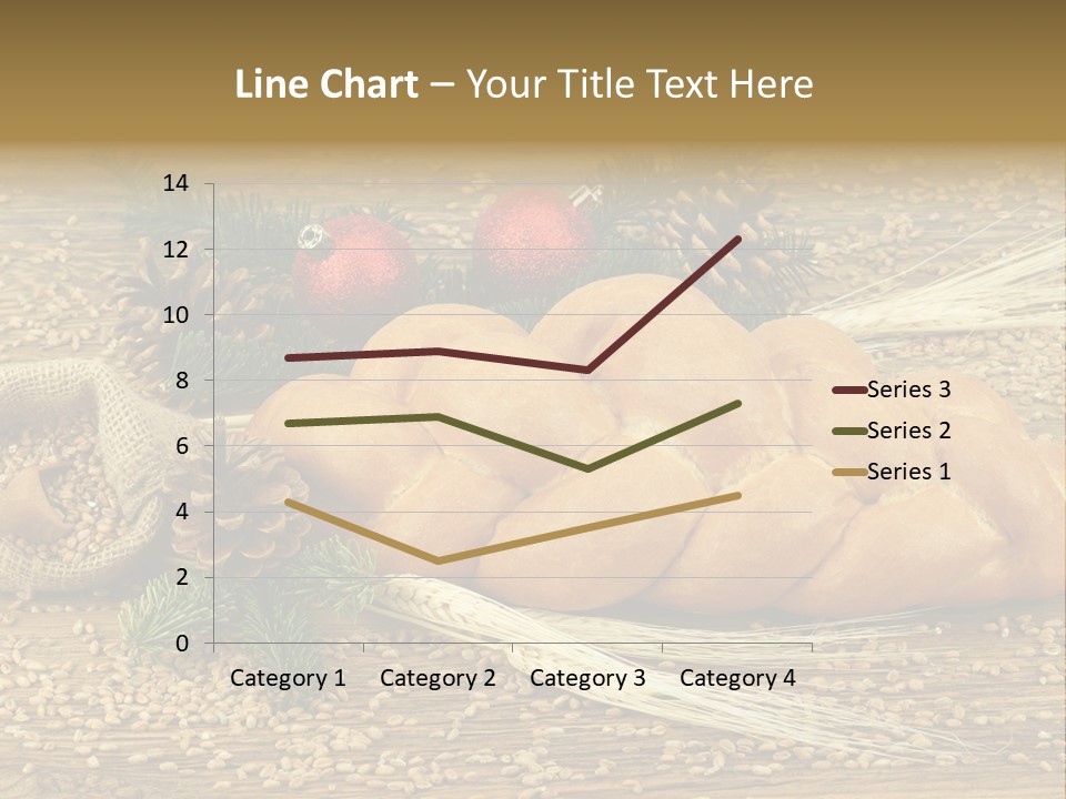Zdrowy Piekarnia Jedzenie PowerPoint Template