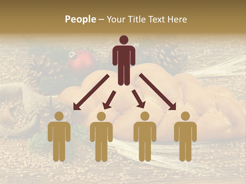 Zdrowy Piekarnia Jedzenie PowerPoint Template