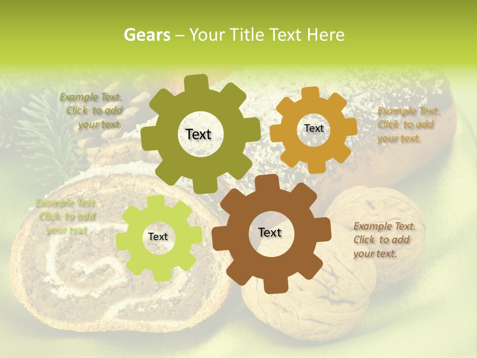 Chleb Cukiernia Ciastka PowerPoint Template