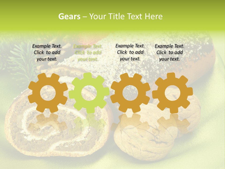 Chleb Cukiernia Ciastka PowerPoint Template