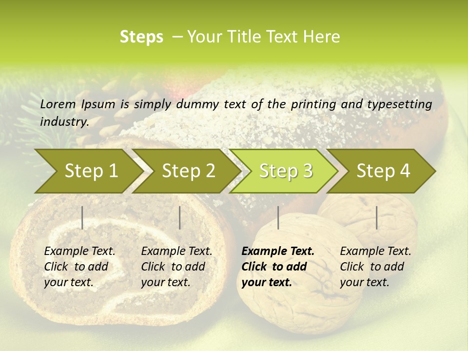 Chleb Cukiernia Ciastka PowerPoint Template