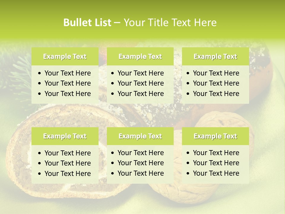 Chleb Cukiernia Ciastka PowerPoint Template