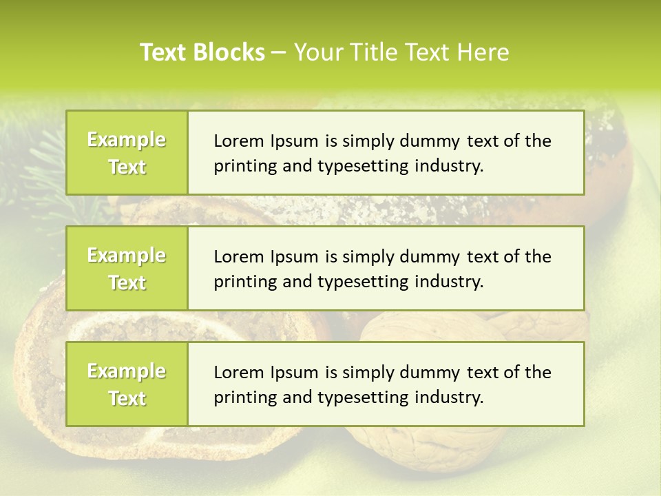 Chleb Cukiernia Ciastka PowerPoint Template