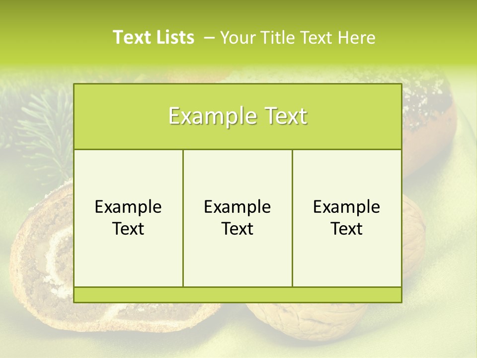 Chleb Cukiernia Ciastka PowerPoint Template