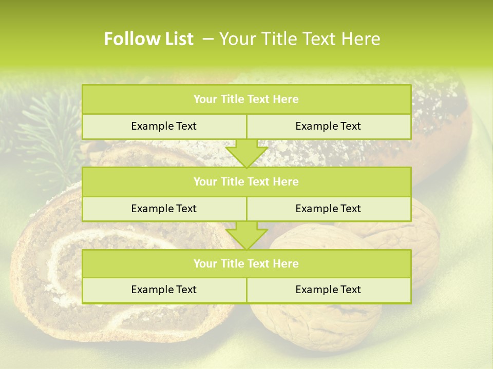 Chleb Cukiernia Ciastka PowerPoint Template