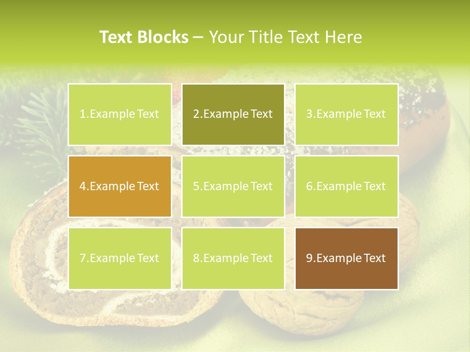 Chleb Cukiernia Ciastka PowerPoint Template