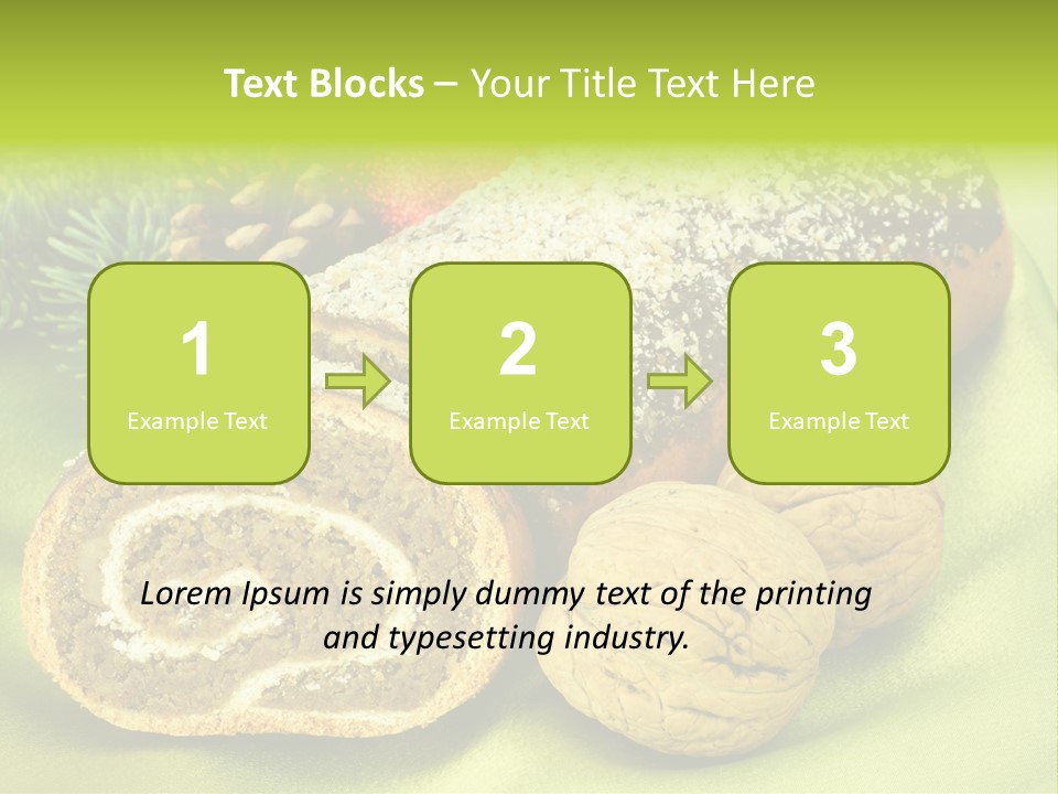 Chleb Cukiernia Ciastka PowerPoint Template