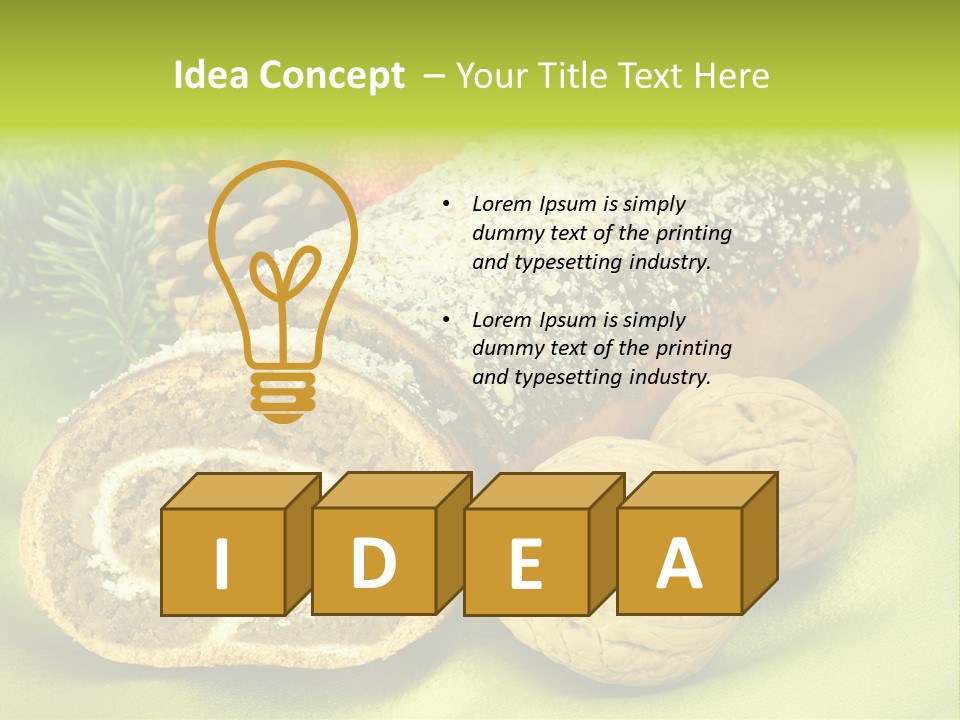 Chleb Cukiernia Ciastka PowerPoint Template