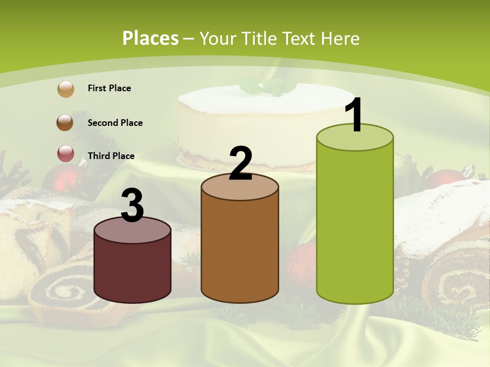 Naturalny Mleko Babka PowerPoint Template