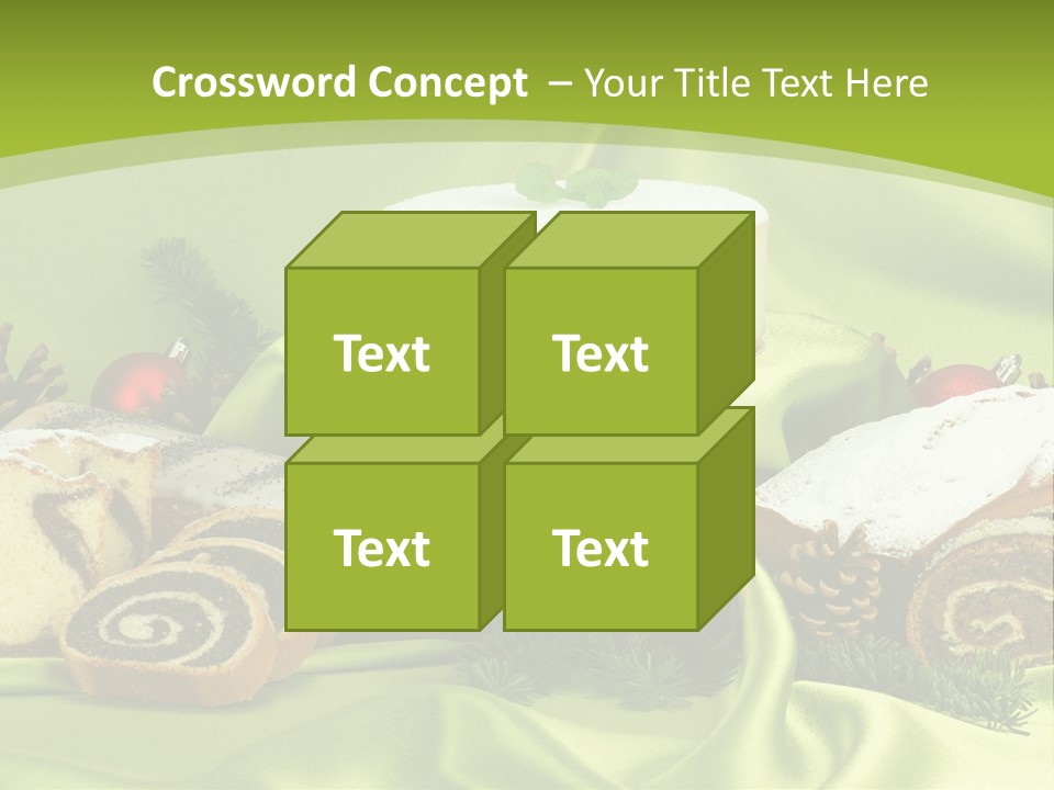 Naturalny Mleko Babka PowerPoint Template