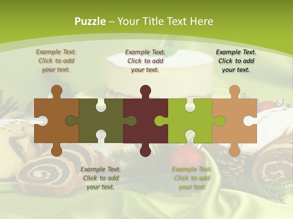 Naturalny Mleko Babka PowerPoint Template