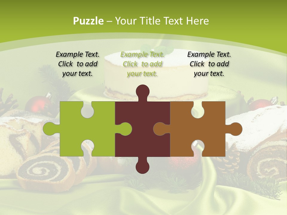 Naturalny Mleko Babka PowerPoint Template