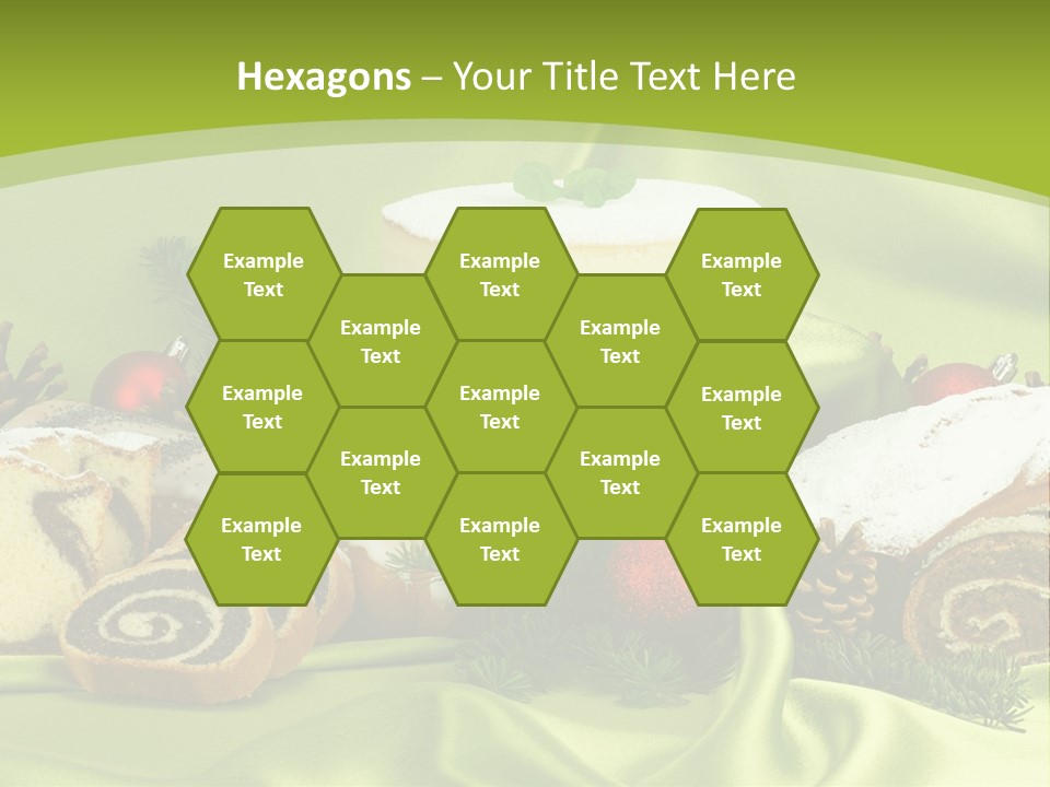 Naturalny Mleko Babka PowerPoint Template