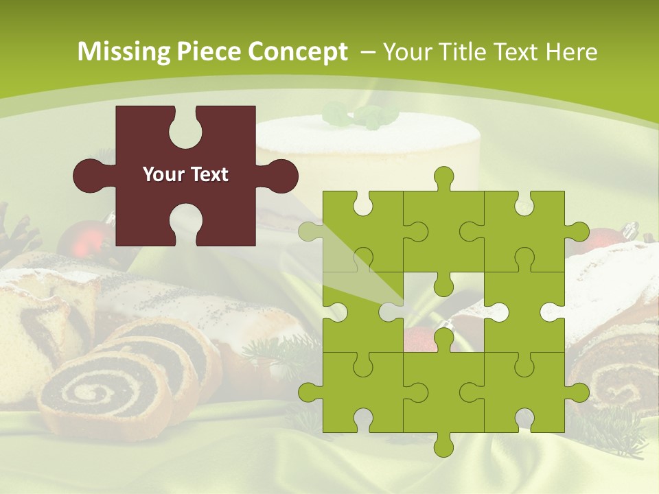 Naturalny Mleko Babka PowerPoint Template