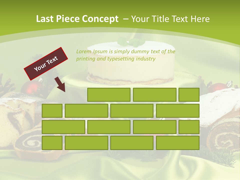 Naturalny Mleko Babka PowerPoint Template