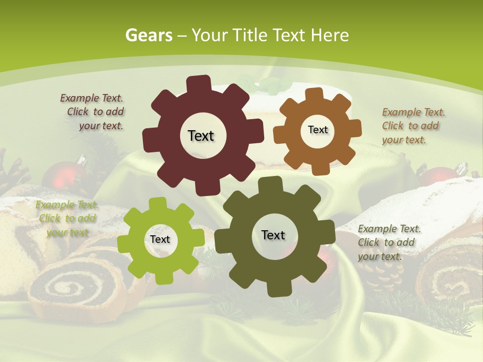 Naturalny Mleko Babka PowerPoint Template