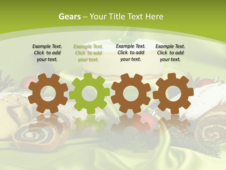 Naturalny Mleko Babka PowerPoint Template