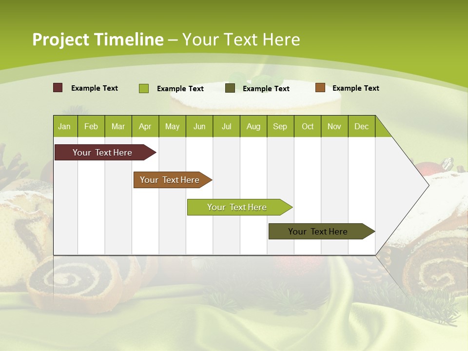 Naturalny Mleko Babka PowerPoint Template