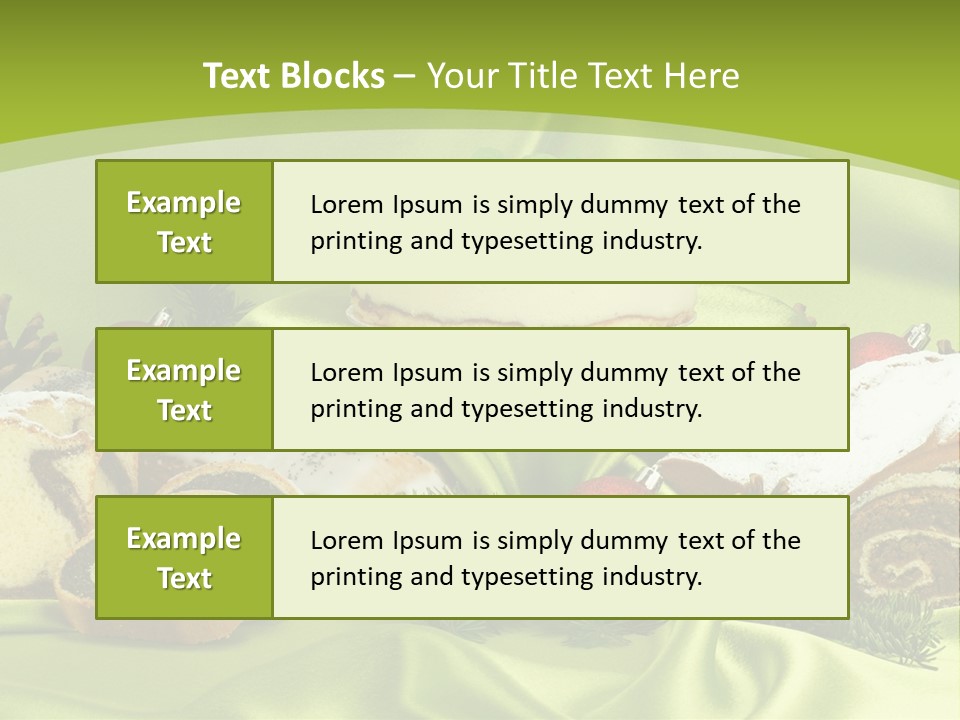 Naturalny Mleko Babka PowerPoint Template