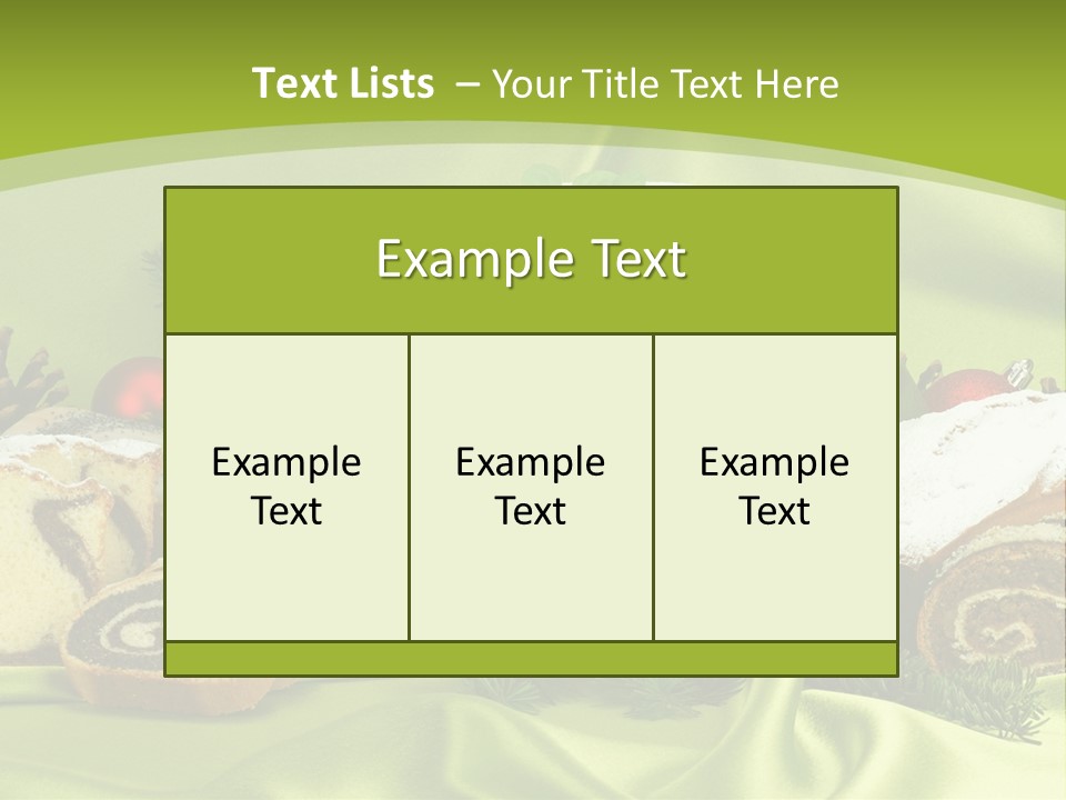 Naturalny Mleko Babka PowerPoint Template