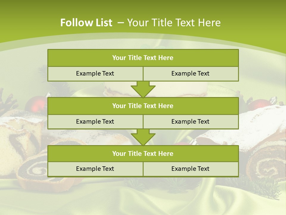 Naturalny Mleko Babka PowerPoint Template