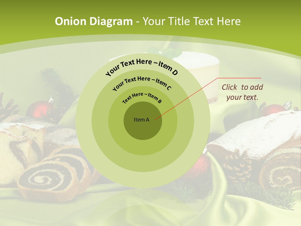 Naturalny Mleko Babka PowerPoint Template