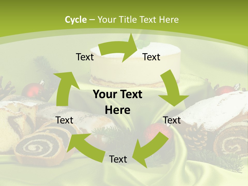 Naturalny Mleko Babka PowerPoint Template